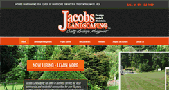 Desktop Screenshot of jacobslandscapingne.com